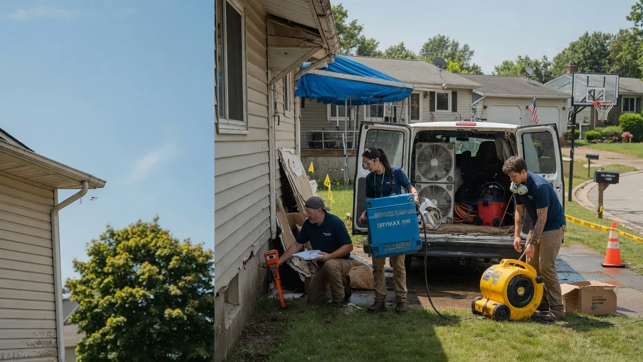 Ceiling Leak Cleanup in New Salisbury, IN near me